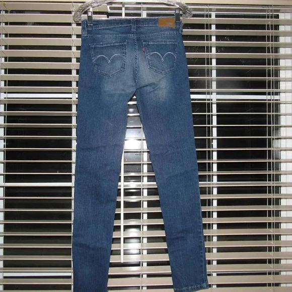LEVI'S Demi Curve Low Rise Skinny Jeans Size 25 - Picture 3 of 6